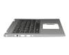 JCHV0 Original Dell Tastatur inkl. Topcase DE (deutsch) schwarz/silber mit Backlight