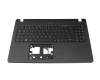 JHXZHY Original Acer Tastatur inkl. Topcase DE (deutsch) schwarz/schwarz mit Backlight