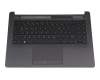 L15600-041 Original HP Tastatur inkl. Topcase DE (deutsch) schwarz/grau