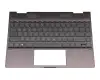 L19587-041 Original HP Tastatur inkl. Topcase DE (deutsch) dunkelgrau/grau mit Backlight