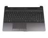 L53735-041 Original HP Tastatur inkl. Topcase DE (deutsch) schwarz/schwarz