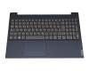 LCM16K26D0-686 Original Chicony Tastatur inkl. Topcase DE (deutsch) grau/blau