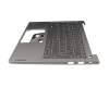LCM20A96D0J686 Original Lenovo Tastatur inkl. Topcase DE (deutsch) schwarz/grau mit Backlight