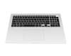 LG Gram 17 (17Z90P-K) Original Tastatur inkl. Topcase DE (deutsch) schwarz/silber mit Backlight