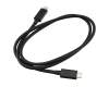 LG Gram 17 Ultra (17Z95P)Thunderbolt Daten- / Ladekabel schwarz 0,80m