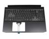 LG05P_N12B3L1 Original Acer Tastatur inkl. Topcase DE (deutsch) schwarz/weiß/schwarz mit Backlight