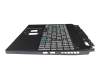 LG05P_P16B3L Original Acer Tastatur inkl. Topcase US (englisch) schwarz/weiß/schwarz mit Backlight
