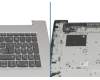 Lenovo IdeaPad 3-17ADA05 (81W2) Original Tastatur inkl. Topcase DE (deutsch) grau/silber