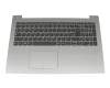 Lenovo IdeaPad 320-15IKBN (80XL) Original Tastatur inkl. Topcase DE (deutsch) grau/silber (Fingerprint)