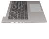 Lenovo IdeaPad 520s-14IKB (80X2/81BL) Original Tastatur inkl. Topcase DE (deutsch) grau/silber mit Backlight für Fingerprint-Sensor