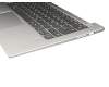 Lenovo IdeaPad 530S-14IKB (81EU) Original Tastatur inkl. Topcase DE (deutsch) grau/silber mit Backlight (fingerprint)