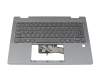 Lenovo IdeaPad 5x 14Q8X9 (83GH) Original Tastatur inkl. Topcase BE (belgisch) grau/grau mit Backlight