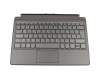 Lenovo IdeaPad Miix 520-12IKB (20M3/20M4/81CG) Original Tastatur inkl. Topcase DE (deutsch) grau/schwarz mit Backlight
