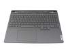 Lenovo Legion Slim 5-16IRH8 (82YA/83D6) Original Tastatur inkl. Topcase DE (deutsch) grau/grau mit Backlight