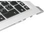 Lenovo Yoga 710-14ISK (80TY) Original Tastatur inkl. Topcase DE (deutsch) schwarz/silber mit Backlight