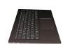 Lenovo Yoga 920-13IKB (80Y7/80Y8/81TF) Original Tastatur inkl. Topcase DE (deutsch) grau/bronze mit Backlight