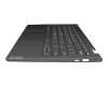 Lenovo Yoga C640-13IML (81UE) Original Tastatur inkl. Topcase UAE (arabisch) grau/grau mit Backlight