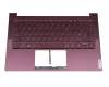 Lenovo Yoga Slim 7-14ILL05 (82A1) Original Tastatur inkl. Topcase UK (englisch) lila/lila mit Backlight