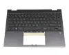 M01292-041 Original HP Tastatur inkl. Topcase DE (deutsch) schwarz/schwarz/silber ohne Hintergrundbeleuchtung