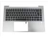 M15208-041 HP TOPCVR W/KB BL PVCY GR