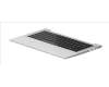 M21190-041 HP TOPCOVER W/KBD GR