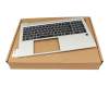 M35816-041N Original HP Tastatur inkl. Topcase DE (deutsch) schwarz/silber mit Backlight und Mouse-Stick