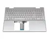 M45127-041 Original HP Tastatur inkl. Topcase DE (deutsch) silber/silber