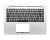 MP-12F36D0-9202W Original Asus Tastatur inkl. Topcase DE (deutsch) schwarz/silber