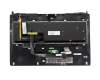 MP-12R36F0J528W Original Asus Tastatur inkl. Topcase FR (französisch) schwarz/schwarz mit Backlight