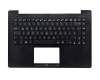 MP-13K86D0-9204 Original Chicony Tastatur inkl. Topcase DE (deutsch) schwarz/schwarz