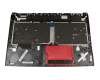 MSI GE75 9SE/9SF/9SG (MS-17E2) Original Tastatur inkl. Topcase DE (deutsch) schwarz/schwarz mit Backlight