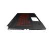 MSI GF76 Katana 11UCX/11UC/11UCK (MS-17L2) Original Tastatur inkl. Topcase DE (deutsch) schwarz/schwarz mit Backlight