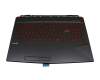 MSI GL63 8RC/8RD (MS-16P6) Original Tastatur inkl. Topcase DE (deutsch) schwarz/schwarz mit Backlight