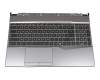 MSI GP65 9SE/9SF (MS-16U1) Original Tastatur inkl. Topcase IT (italienisch) schwarz/grau mit Backlight