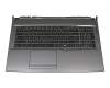 MSI GP75 9SDK/9SFSK (MS-17E7) Original Tastatur inkl. Topcase FR (französisch) schwarz/anthrazit