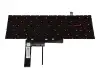 MSI Katana GF66 11UE (MS-1581) Original Tastatur DE (deutsch) schwarz mit Backlight (Backlight rot)