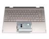 Medion Akoya E4272 (YM14G) Original Tastatur inkl. Topcase DE (deutsch) gold/gold