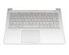 Medion Akoya S6445 (M15WUN) Original Tastatur inkl. Topcase DE (deutsch) silber/silber