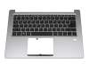 NK.I1313.0W1 Original Acer Tastatur inkl. Topcase DE (deutsch) schwarz/silber mit Backlight