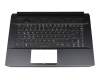NKI14170NM Original Acer Tastatur inkl. Topcase DE (deutsch) schwarz/transparent/schwarz mit Backlight