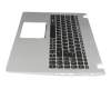 NKI15130EE Original Acer Tastatur inkl. Topcase DE (deutsch) schwarz/silber mit Backlight