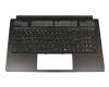 NSK-FCBBN Original Darfon Tastatur inkl. Topcase DE (deutsch) schwarz/schwarz