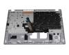 NSK-RA11SC Original Acer Tastatur inkl. Topcase DE (deutsch) schwarz/silber