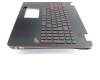 NSK-UPQBC 0G Original Asus Tastatur inkl. Topcase DE (deutsch) schwarz/schwarz mit Backlight