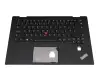 NSK-ZC0BW Original Lenovo Tastatur inkl. Topcase UK (englisch) schwarz/schwarz mit Backlight und Mouse-Stick