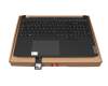 P05CYXBG-GR Original Lenovo Tastatur inkl. Topcase DE (deutsch) schwarz/schwarz mit Backlight (BL Weiß)