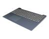 PC5C-GE Lenovo Tastatur inkl. Topcase DE (deutsch) grau/blau