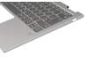 PD4SB-GE Original Lenovo Tastatur inkl. Topcase DE (deutsch) grau/silber mit Backlight