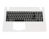 PK131NX1A10 Original Acer Tastatur inkl. Topcase DE (deutsch) schwarz/weiß