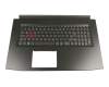 PK131TY1B10 Original Chicony Tastatur inkl. Topcase DE (deutsch) schwarz/schwarz mit Backlight (GeForce 1050)